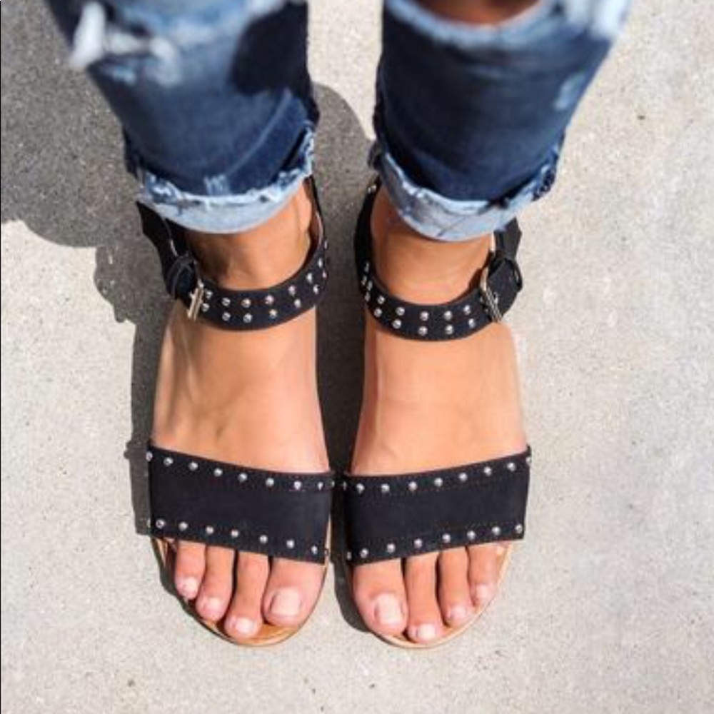 NWT Studded Heeled Sandals - Picture 2 of 5